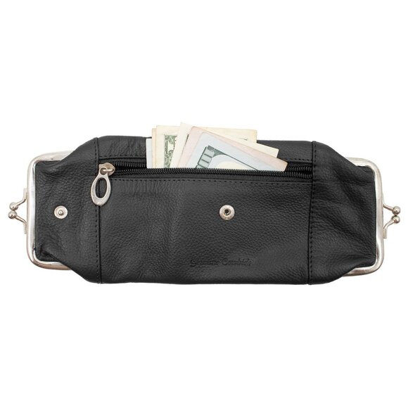 Christmas Gift for Women Genuine Leather Clutch Coin Purse, BUY 1 GET 1 FREE - Picture 2 of 9